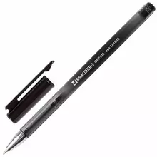 Ручка шариковая масляная Brauberg "Profi-Oil" черная корпус с печатью узел 07 мм.
