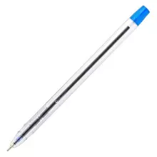 Ручка шариковая масляная INDEX синяя игольчатый пишущий узел 09 мм.