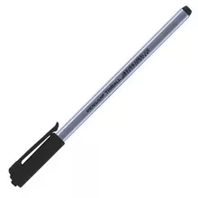 Ручка шариковая масляная Pensan "Triball" черная трехгранная узел 1 мм.