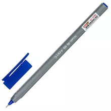Ручка шариковая масляная Staff Everyday OBP-290 синяя трехгранная узел 07 мм.
