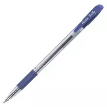 Ручка шариковая масляная с грипом Pentel (Япония) "Bolly", синяя, узел 0,5 мм.