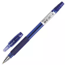 Ручка шариковая масляная с грипом Pentel (Япония) "Feel It!" синяя трехгранная узел 07 мм.