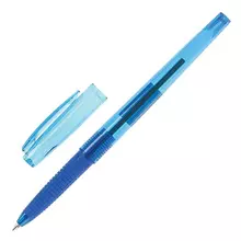 Ручка шариковая масляная с грипом Pilot "Super Grip G" синяя узел 07 мм.