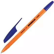 Ручка шариковая Офисмаг "X-333 Orange" синяя корпус оранжевый узел 1 мм.