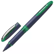 Ручка-роллер SCHNEIDER "One Business" зеленая корпус темно-синий узел 08 мм.