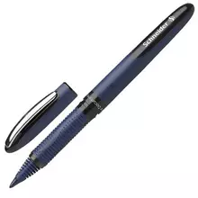 Ручка-роллер SCHNEIDER "One Business" черная корпус темно-синий узел 08 мм.