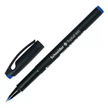 Ручка-роллер SCHNEIDER (Германия) "Topball 845" синяя корпус черный узел 05 мм.