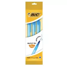 Ручки шариковые Bic "Round Stic" набор 3 шт. синие узел 1 мм.