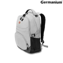Рюкзак GERMANIUM "S-07" универсальный уплотненная спинка облегчённый светло-серый 46х32х15 см.