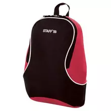 Рюкзак Staff FLASH универсальный черно-красный 40х30х16 см.
