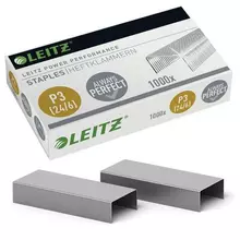 Скобы для степлера Leitz "Power Performance P3" № 24/6 1000 шт. до 30 листов