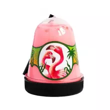 Слайм (лизун) "Slime Jungle Фламинго" с розовым фишболом 130 г. Волшебный Мир