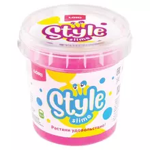 Слайм Style Slime классический "розовый с ароматом вишни" 150 мл. Lori