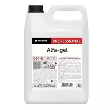 Средство для уборки санитарных помещений 5 л. PRO-BRITE ALFA-GEL кислотное концентрат гель