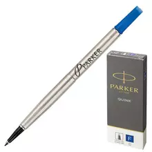 Стержень для ручки-роллера Parker "Quink RB" металлический 116 мм. линия письма 05 мм. синий