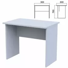 Стол письменный "Арго" 900х600х760 мм. серый