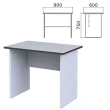 Стол письменный "Монолит" 900х600х750 мм. цвет серый