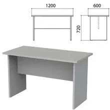 Стол приставной "Этюд" 1200х600х720 мм. серый