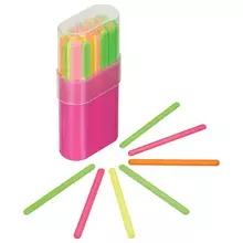 Счетные палочки (30 шт.) многоцветные в пластиковом пенале