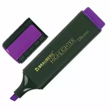 Текстовыделитель Brauberg "original" фиолетовый линия 1-5 мм.