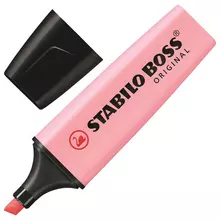 Текстовыделитель Stabilo "Boss Pastel" розовый линия 2-5 мм.