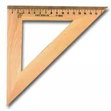Треугольник деревянный угол 45 18 см. УЧД