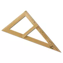 Треугольник для классной доски (треугольник классный) деревянный 60х30х40 см. прямоугольный