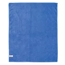 Тряпка для мытья пола из микрофибры СУПЕР плотная 70х80 см. синяя Laima