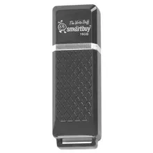 Флеш-диск 16 GB Smartbuy Quartz USB 2.0 черный