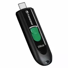 Флеш-диск 256GB Transcend JetFlash 790C разъем USB Type-С черный/зеленый