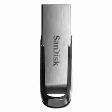 Флеш-диск 32 GB SANDISK Ultra Flair USB 3.0 металлический корпус серебристый/черный
