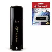 Флеш-диск 4 GB Transcend Jet Flash 350 USB 2.0 черный