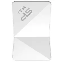 Флеш-диск 64 GB SILICON POWER Touch T08 USB 2.0 белый