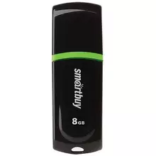 Флеш-диск 8 GB Smartbuy Paean USB 2.0 черный