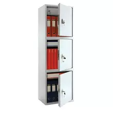 Шкаф металлический для документов AIKO "" светло-серый, 1490х460х340 мм. 37 кг.