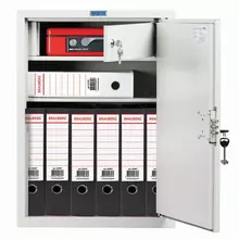 Шкаф металлический для документов AIKO "" светло-серый 630х460х340 мм. 17 кг.