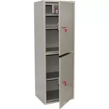 Шкаф металлический для документов Brabix "KBS-023Т", 1253х420х350 мм. 27,5 кг. 2 отделения, сварной