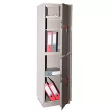 Шкаф металлический для документов , 1550х470х390 мм. 48 кг. 2 отделения, сварной