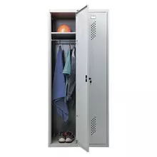 Шкаф металлический для одежды Практик "", двухсекционный, 1830х813х500 мм. 35 кг.