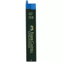 Грифели для механических карандашей Faber-Castell "Polymer" 12 шт. 07 мм. HB