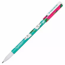 Ручка шариковая CENTRUM "Rabbit. Broccoli" синяя корпус с печатью узел 07 мм.