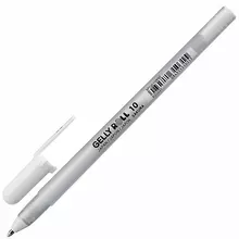 Ручка гелевая БЕЛАЯ SAKURA (Япония) "Gelly Roll" узел 1 мм. линия письма 05 мм.