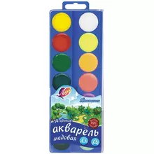 Краски акварельные Луч "Фантазия" 14 цветов (8 классических + 6 флуорисцентных)