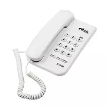 Телефон RITMIX RT-320 white световая индикация звонка блокировка набора ключом белый