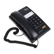 Телефон RITMIX RT-330 black быстрый набор 3 номеров мелодия удержания черный