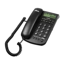 Телефон RITMIX RT-440 black АОН спикерфон быстрый набор 3 номеров автодозвон дата время черный