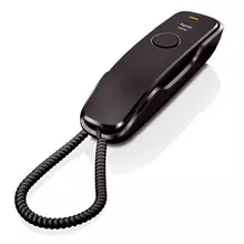 Телефон Gigaset DA210 набор на трубке быстрый набор 10 номеров световая индикация звонка черный