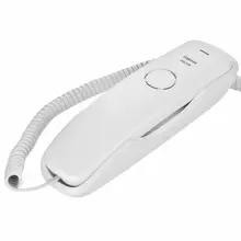 Телефон Gigaset DA210 набор на трубке быстрый набор 10 номеров световая индикация звонка белый