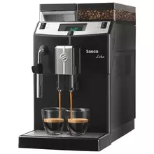 Кофемашина SAECO LIRIKA 1850 Вт объем 25 л. емкость для зерен 500 г. ручной капучинатор черная
