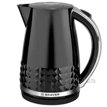 Чайник Brayer BR1009 17 л. 2200 Вт закрытый нагревательный элемент пластик черный